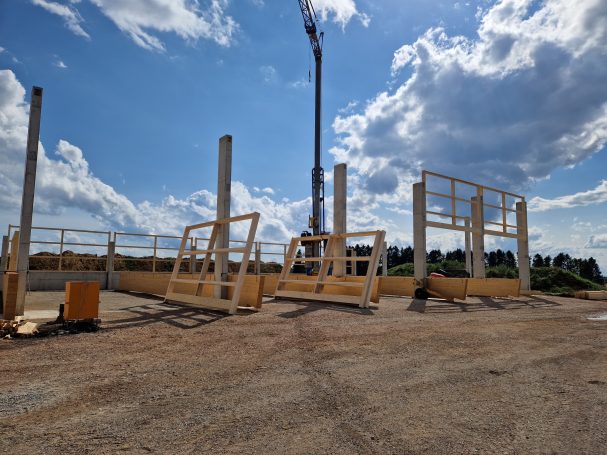 Neubau einer Maschinenhalle